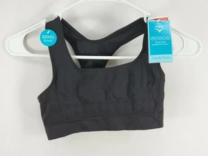 Barely There Sports Bra Sz XS Black Custom Flex Fit Wirefree (br2 /ep) - Picture 1 of 5
