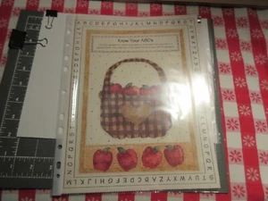 VTG 1995 "KNOW YOUR ABC's" SM QUILT MESSAGE PATTERNS-EISENACH-23PGS~NEW - Picture 1 of 5