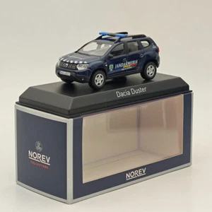 1/43 Norev Dacia Duster 2021 Jandarmeria Romana Diecast Modellautos limitiert blau - Bild 1 von 7