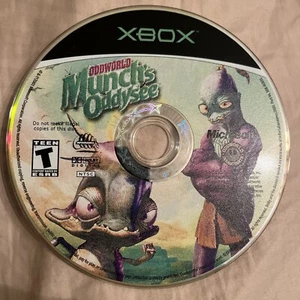 Oddworld: Munch's Oddysee (Original XBOX, 2001) **DISC ONLY** Disc = VG + - Picture 1 of 1