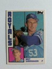 1984 Topps Bret Saberhagen rookie card #104T