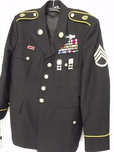 Uniformjacke Blue Dress Top mit Orden Staff - Sergeant Nachrichtentruppe 1 Golf - Picture 1 of 10