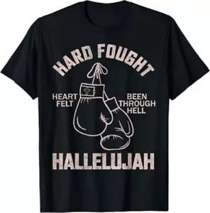 Brandon Hard Fought Hallelujah Praise Jesus Lake Merch T-Shirt - Picture 1 of 4