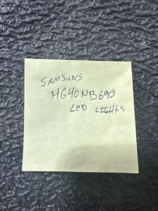 LED Strip Samsung HG40NB690 Back Lights 6x - Picture 1 of 4