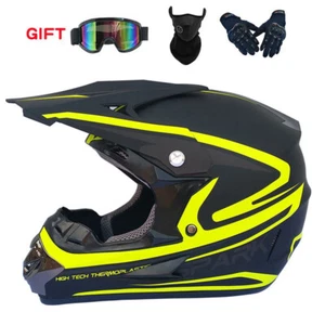 Motocross Helmet Youth Kids Adults Off road Motorcycle for Dirt Bike ATV MX DH - Foto 1 di 11