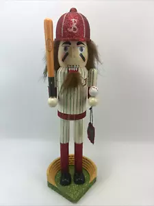 2006 BOMBAY Kids BASEBALL Player Nutcracker Preowned 15" - Picture 1 of 10