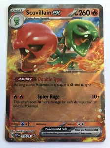 Pokémon TCG Surging Sparks Scovillain ex Double Rare 037/191 NM - Bild 1 von 2