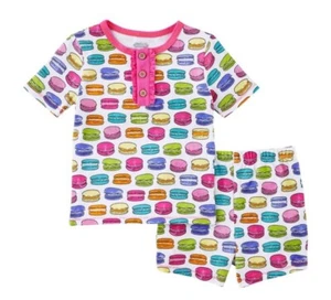 Mud Pie Mädchen Macaroons Schlafanzug 4T, bunte Macaroons Mädchen PJ’s - Bild 1 von 13