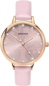 Sekonda Ladies Tree of Life Watch with Pink Strap 2650 - Picture 1 of 3