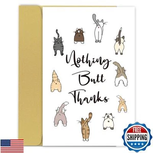 Zoytonky Naughty Thank You Card for Men Women, Funny Thank You Card Gift for - Picture 1 of 5