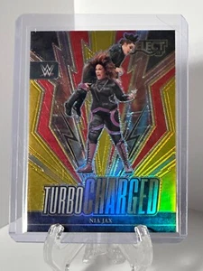 2024 Panini Select WWE Nia Jax Turbocharged Gold Prizm #d /10 - Picture 1 of 2