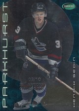 2001-02 Parkhurst Chicago National #75 Henrik Sedin /10