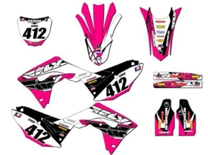 2017-2018 CRF 450 RX 13 FLY Pink Senge Graphics Kit Compatible with Honda - Picture 1 of 10