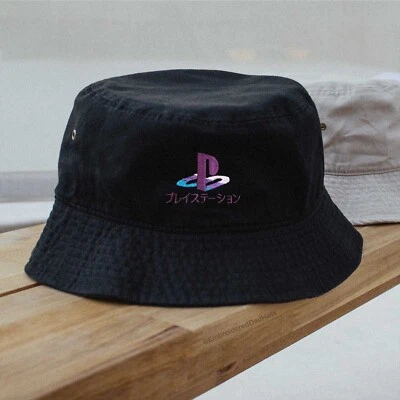 Playstation Vaporwave Años 90 Retro Gaming Bordado Bucket Hat Foto 1 de 3