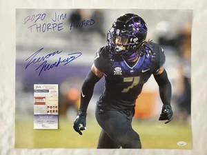 TCU HORNED FROGS TRE'VON MOEHRIG AUTOGRAPHED INSCRIBED 16x20 PHOTO JSA COA - Picture 1 of 1