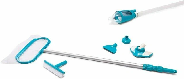 Intex Deluxe Kit di Pulizia per Piscine - Argento/Blue (28003)