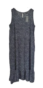 AUTOGRAPH FRILL HEM MIDI SPOT DRESS ~ SIZE 16 ~NWT ~RRP $99.99 - Picture 1 of 7