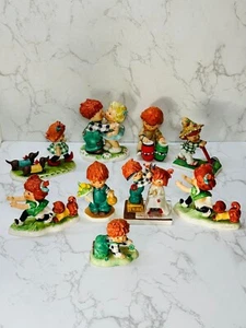 GOEBEL Hummel W Germany Charlot Byj Red Head Figurine  Lot Of 8 - Picture 1 of 8