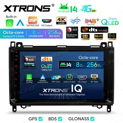 9" 8-Core 8+256GB Android 14 Autoradio GPS WIFI DSP für Mercedes W245 W639 Vito - Bild 1 von 4