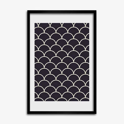 Tulup Foto auf MDF Wanddekoration Kunst Wohnzimmer 40x60cm Fischschuppen - Bild 1 von 4