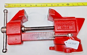 CRAFTSMAN 5442 Vtg. Swivel Bench Vise, 3-1/2" Wide Jaws Opens to 3-3/4", 19 Lbs. - Picture 1 of 8