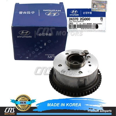 ⭐GENUINE⭐ CVVT Exhaust Camshaft Gear for Genesis Coupe Sonata Optima 243702G000 Foto 1 de 4