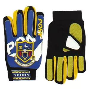 Pony Tottenham Hotspur 1998 Vintage Kids Goalkeeper Gloves / RRP £15 - Picture 1 of 3
