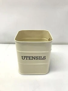 KitchenCraft Living Nostalgia, Utensilienhalter, Metall, 15 x 16 cm, creme - Bild 1 von 6