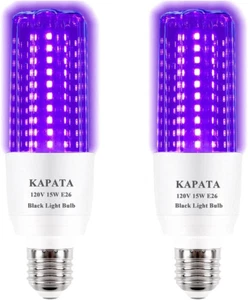 Kapata 15W LED UV Black Light Bulb Energy Saving UV Black Lights UVA Level 395-4 - Picture 1 of 12