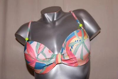 MARIE JO unterlegtes Balkonett Bikini Top TARIFA 1004916 tropical blossom NEU - Bild 1 von 4