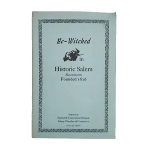 Be-Witched in Historic Salem Massachusetts Vintage Tourist Booklet ca 1960s - Foto 1 di 7