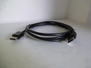 DisplayPort DP Kabel  1,8m schwarz PC, Monitor, Bildschirm, TV, Beamer etc. LCD - Bild 1 von 2