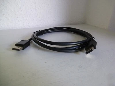DisplayPort DP Kabel  1,8m schwarz PC, Monitor, Bildschirm, TV, Beamer etc. LCD - Bild 1 von 2