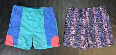 Trajes de baño vintage de los 90 para niños talla 12-14 (grande) Laguna y arrecife radical RETRO Foto 1 de 4