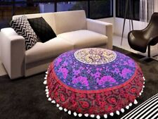 Kids Outdoor Oversized Ottoman Home Flower Printed 22 Inch Pillow Cover Only