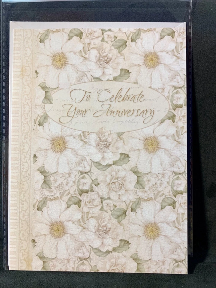 Happy Anniversary Greeting Card Memories You Treasure - Image 1 of 2