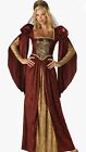 Incharacter Women Costume Renaissance Princess XL Dress  Red Medieval Maiden