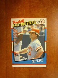 1987 Fleer Baseball's Exciting Stars - Pete Rose #38 - MINT - PACK FRESH 🔥 - Picture 1 of 2