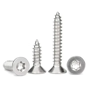 100 Stück Torx/Sternantrieb flach Edelstahl - 100 Stück M5 Troxkopf Blechschrauben  - Bild 1 von 7