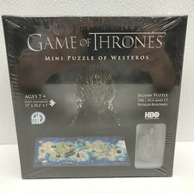 Juego de Tronos: Mini Puzzle Poniente (350+ piezas) Paisaje Urbano 4D Nuevo Precintado Foto 1 de 4