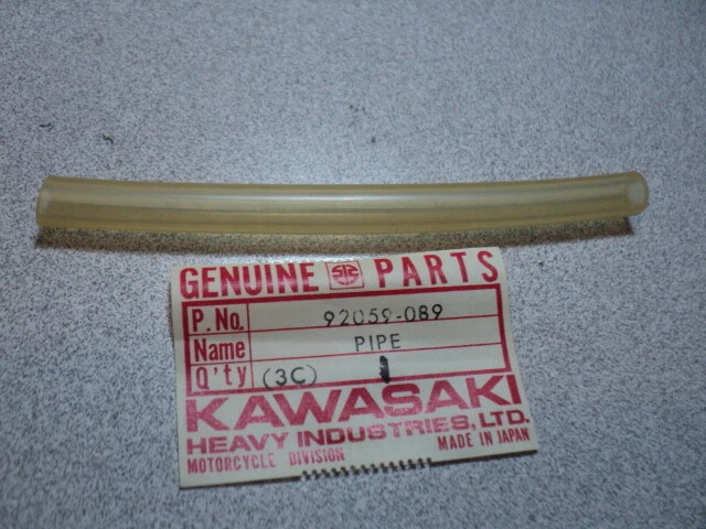 Kawasaki F11 F11M F 11 1973-74 tubo de combustible fabricante original nos 92059-089 Foto 1 de 1