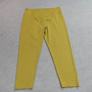Girlfriend Collective Pants 4XL Yellow High Rise Capri Leggings - Picture 1 of 8