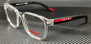 PRADA LINEA ROSSA PS 06PV 2AZ1O1 Crystal Men's 57 mm Eyeglasses - Picture 1 of 4