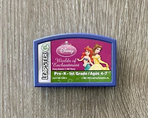 Leap Frog Leapster Disney Princess Worlds Enchantment Game Cartridge Pre-K to K - Picture 1 of 4
