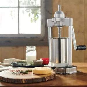 Stainless Steel Cheese Press 1-2lb. | Roots & Harvest - Picture 1 of 2