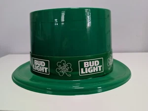 Bud Light St. Patrick's Day Novelty Plastic Irish Hat Used - Picture 1 of 4