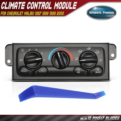 Interruptor de control del soplador de climatización para Chevrolet Malibu 1997 1998 1999 2000 2,4 L 3,1 L Foto 1 de 4