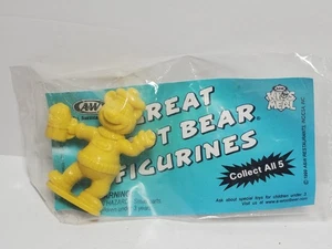 1999 A&W Great Root Bear Figurine  Kids Meal Toy Premium sealed b5 - Picture 1 of 1