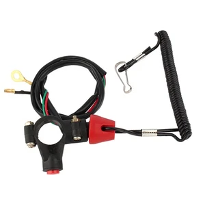 »For Drive Mud Motor Kill Switch Motorcycle Emergency Stop Button 1x - Foto 1 di 7