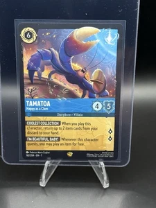 DISNEY LORCANA - Tamatoa - Felice come una vongola 162/204 Isola di Arcazia quasi nuovo senza pellicola - Foto 1 di 2